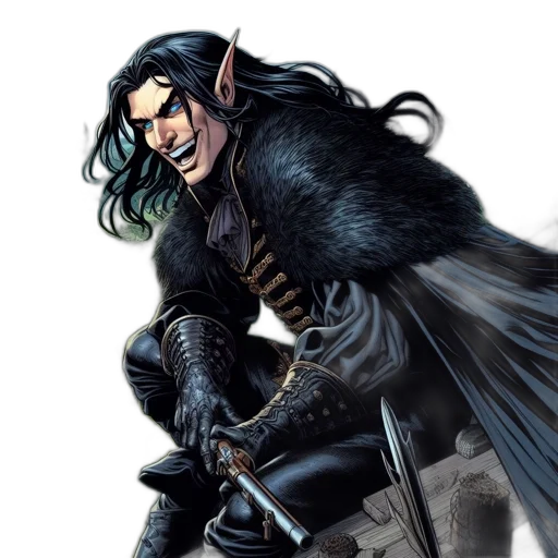 comic book art, fantasy art, concept art, male transparent PNG cut-out