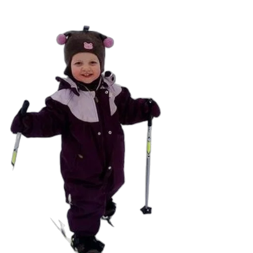 staff, snow, young, child transparent PNG cut-out