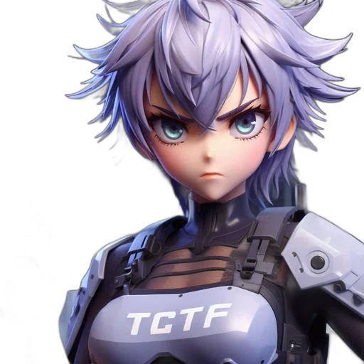 robot, face, weapon, staff transparent PNG cut-out