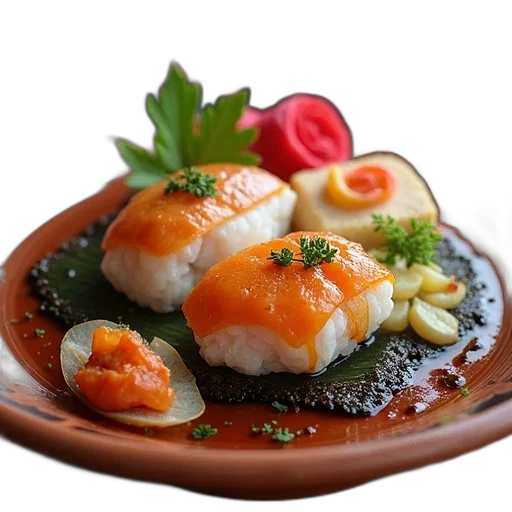 food, photorealistic, geisha, life transparent PNG cut-out