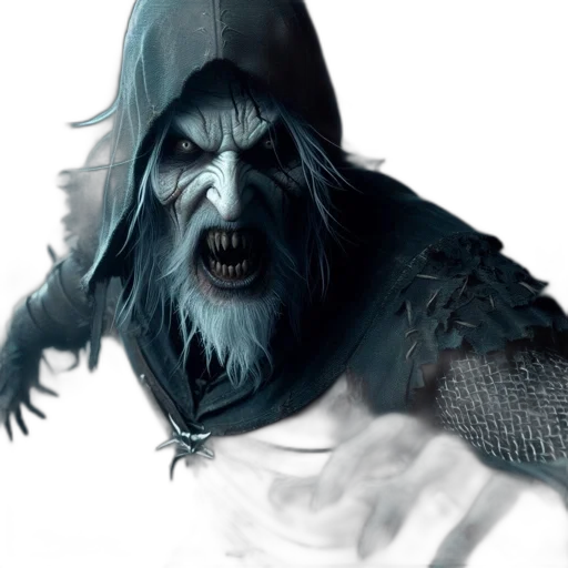 creature, mask, face, staff transparent PNG cut-out