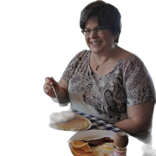 food, dress, photorealistic, woman transparent PNG cut-out