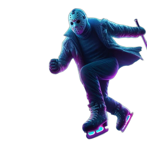 creature, shoes, jacket, mask transparent PNG cut-out