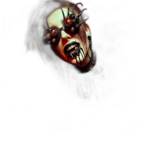 mask, face, creature, robot transparent PNG cut-out