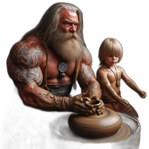 fantasy art, concept art, photorealistic, oil painting transparent PNG cut-out
