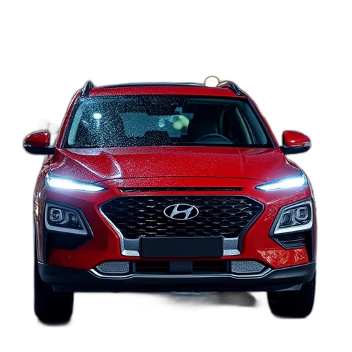 car, 3d render, 2020, hyundai transparent PNG cut-out