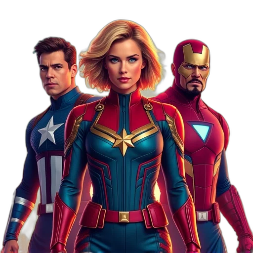 comic book art, concept art, cartoon, 3d render transparent PNG cut-out