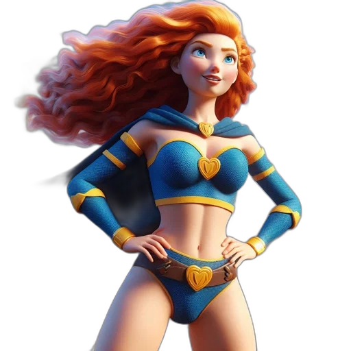 concept art, comic book art, fantasy art, 3d render transparent PNG cut-out