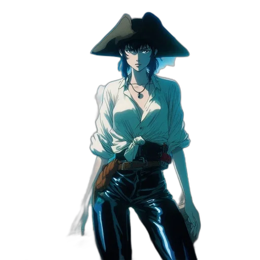 jacket, hat, weapon, sword transparent PNG cut-out