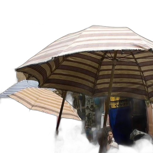 umbrella, building, furniture, hat transparent PNG cut-out