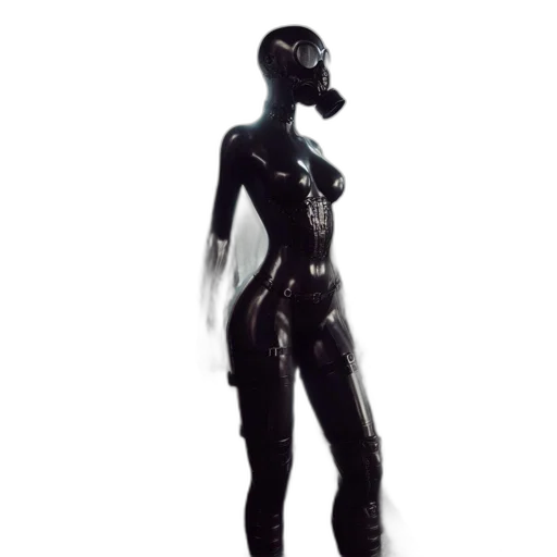 robot, dress, creature, mask transparent PNG cut-out