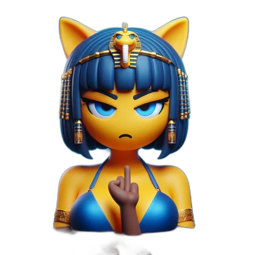 robot, mask, animal, pixel art transparent PNG cut-out