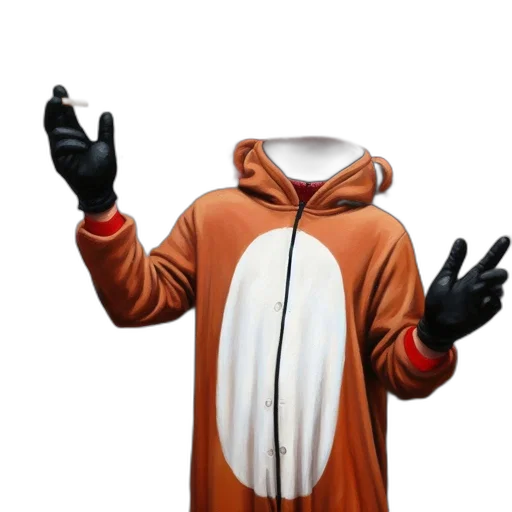 jacket, creature, animal, dress transparent PNG cut-out