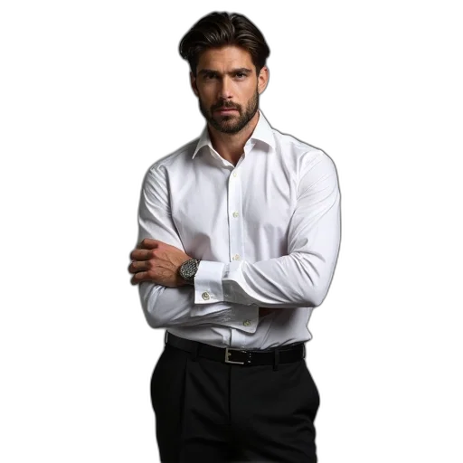 staff, jacket, photorealistic, 3d render transparent PNG cut-out