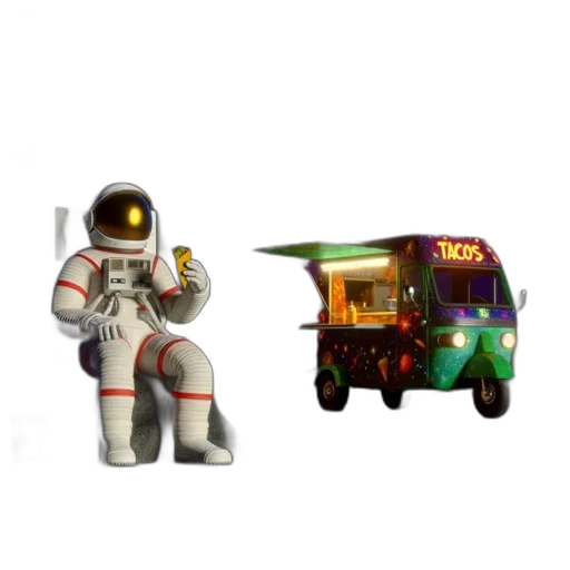 robot, car, concept art, 3d render transparent PNG cut-out