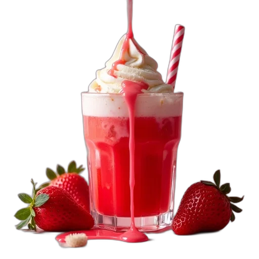food, photorealistic, 3d render, red transparent PNG cut-out