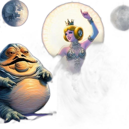 concept art, fantasy art, outer space, star transparent PNG cut-out