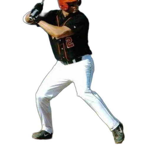 staff, baseball, player, black transparent PNG cut-out