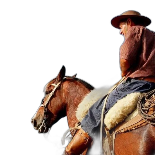 hat, photorealistic, concept art, cowboy transparent PNG cut-out