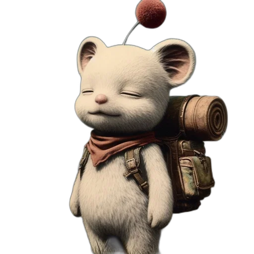 staff, animal, creature, robot transparent PNG cut-out
