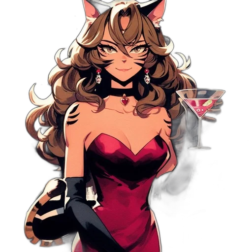 dress, staff, mask, crown transparent PNG cut-out