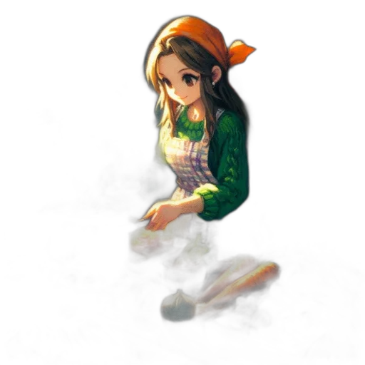 staff, dress, jewelry, weapon transparent PNG cut-out
