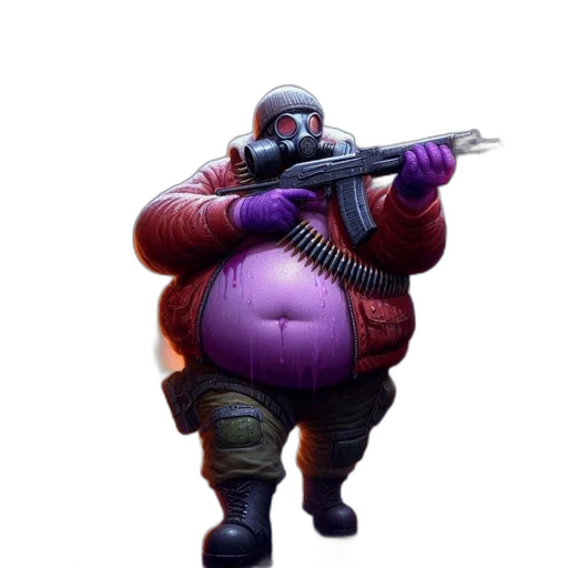 weapon, robot, jacket, animal transparent PNG cut-out
