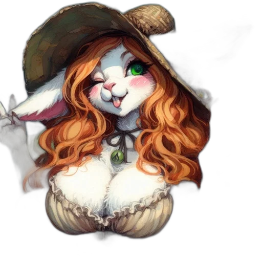 hat, fantasy art, concept art, pixel art transparent PNG cut-out
