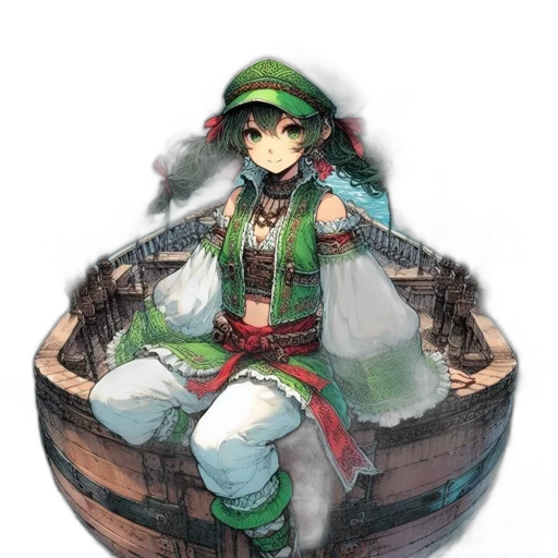 hat, weapon, staff, dragon transparent PNG cut-out