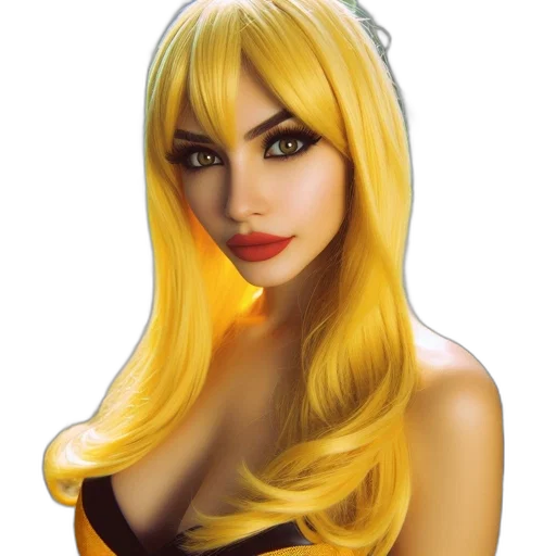 crown, hair, photorealistic, fantasy art transparent PNG cut-out