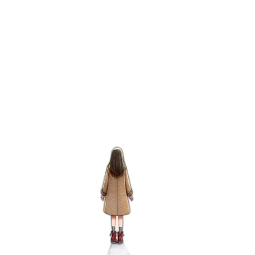 dress, hair, jacket, robot transparent PNG cut-out