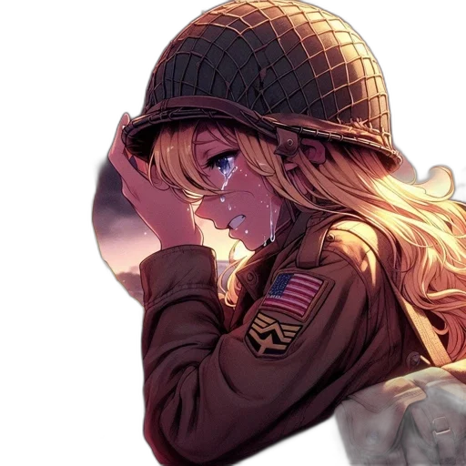 hat, weapon, face, jacket transparent PNG cut-out
