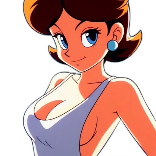 dress, staff, cartoon, anime transparent PNG cut-out