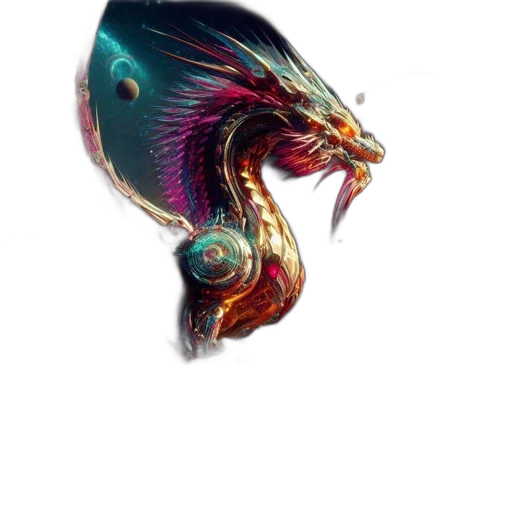 dragon, staff, creature, jewelry transparent PNG cut-out