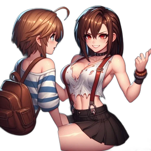 staff, dress, weapon, anime transparent PNG cut-out