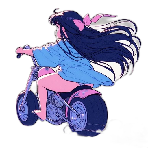 hair, dress, car, weapon transparent PNG cut-out