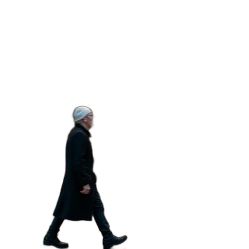 staff, hat, jacket, creature transparent PNG cut-out