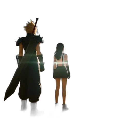 dress, crown, staff, 3d render transparent PNG cut-out