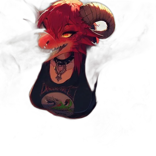 dragon, mask, staff, face transparent PNG cut-out