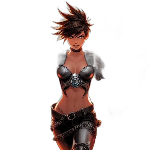 robot, concept art, comic book art, fantasy art transparent PNG cut-out
