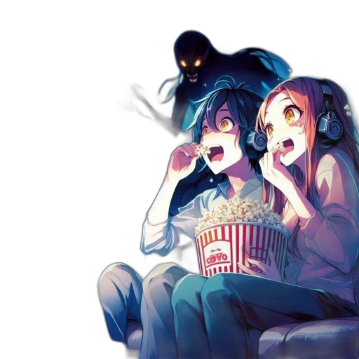 anime, concept art, vaporwave, pixel art transparent PNG cut-out