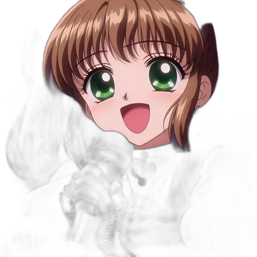 staff, face, creature, anime transparent PNG cut-out