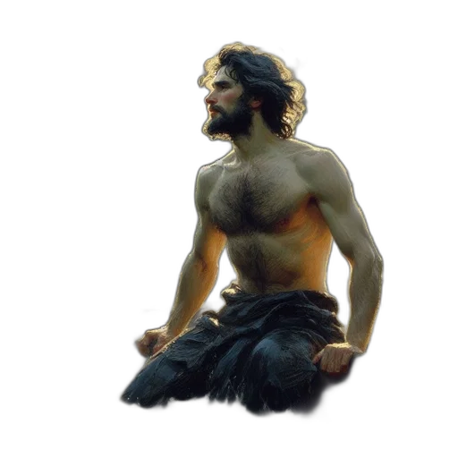 creature, animal, hair, photorealistic transparent PNG cut-out