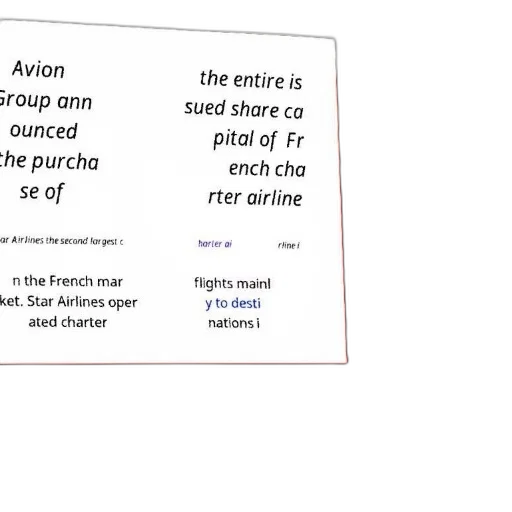 avion, group, announced, purchase transparent PNG cut-out