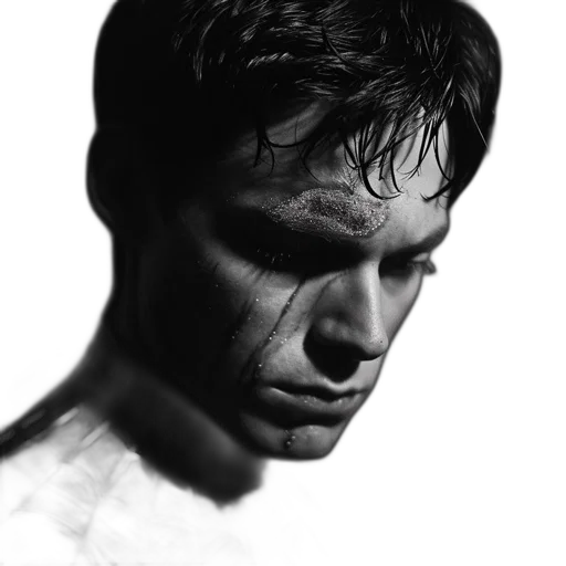 face, photorealistic, concept art, 3d render transparent PNG cut-out