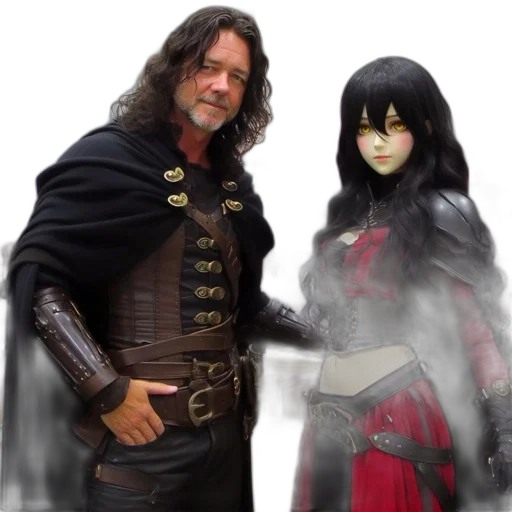fantasy art, concept art, comic book art, 3d render transparent PNG cut-out