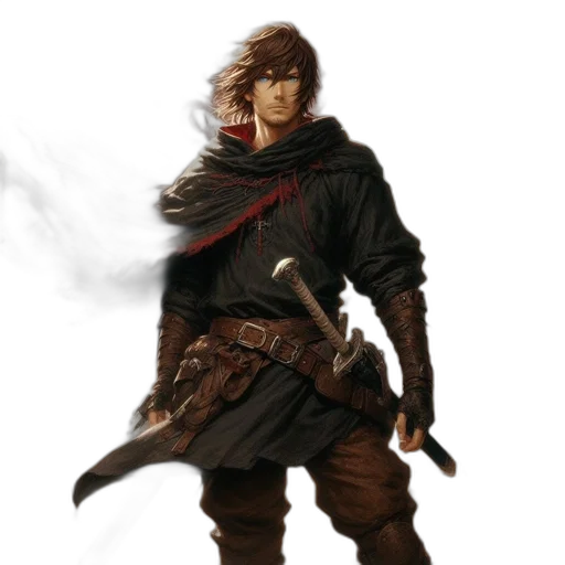 sword, staff, weapon, jacket transparent PNG cut-out