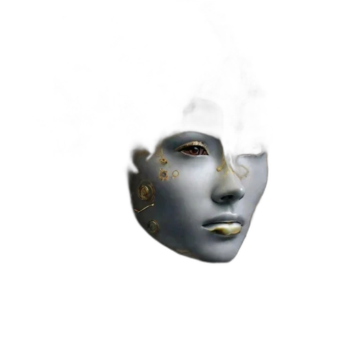 mask, face, robot, jewelry transparent PNG cut-out