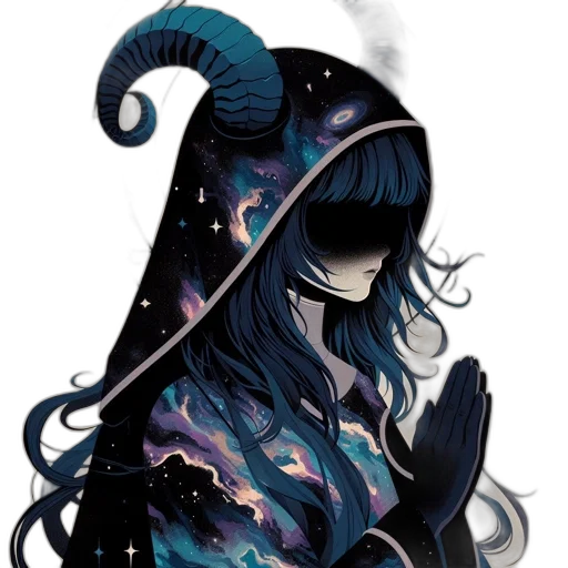 mask, dress, dragon, staff transparent PNG cut-out