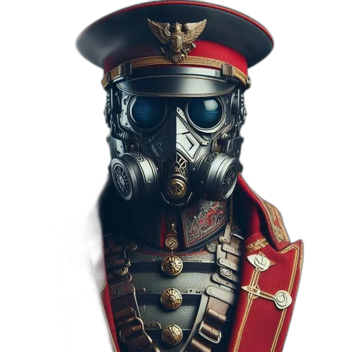 robot, mask, face, weapon transparent PNG cut-out